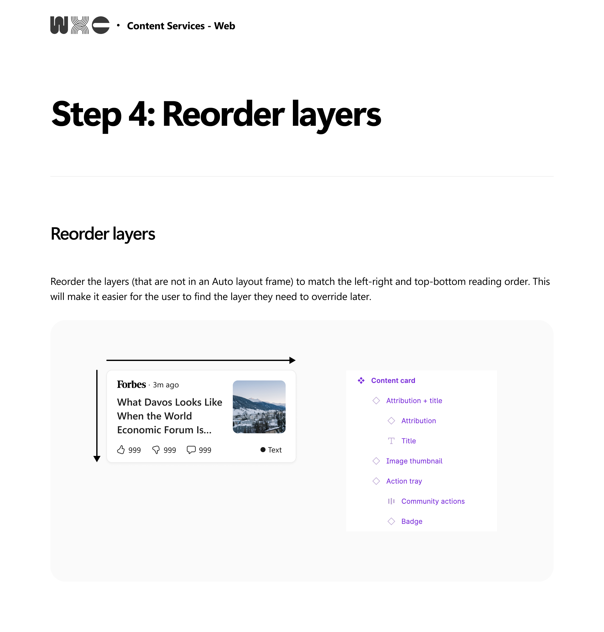 Step 4: Reorder layers